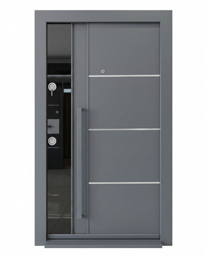 Security Door in Nigeria - GRAY