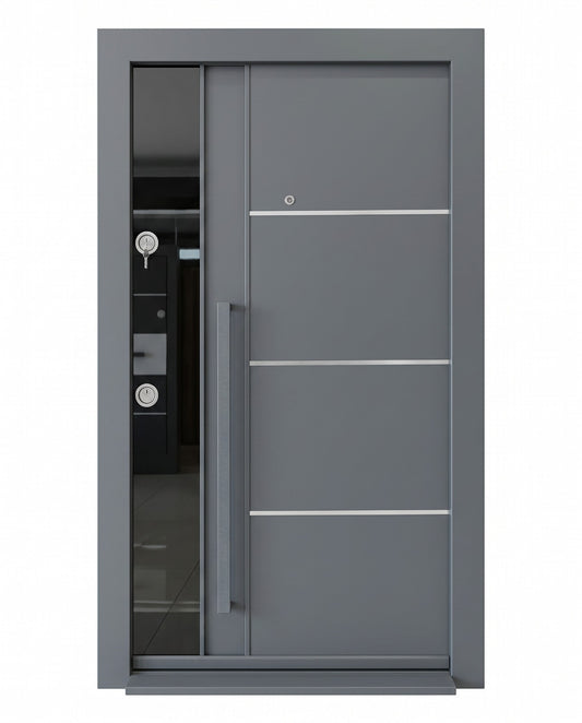 Security Door in Nigeria - GRAY