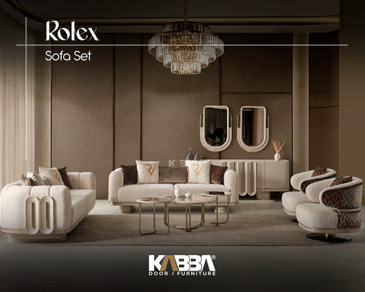 Rolex Sofa Set – Luxury Living Room Furniture | Kabba