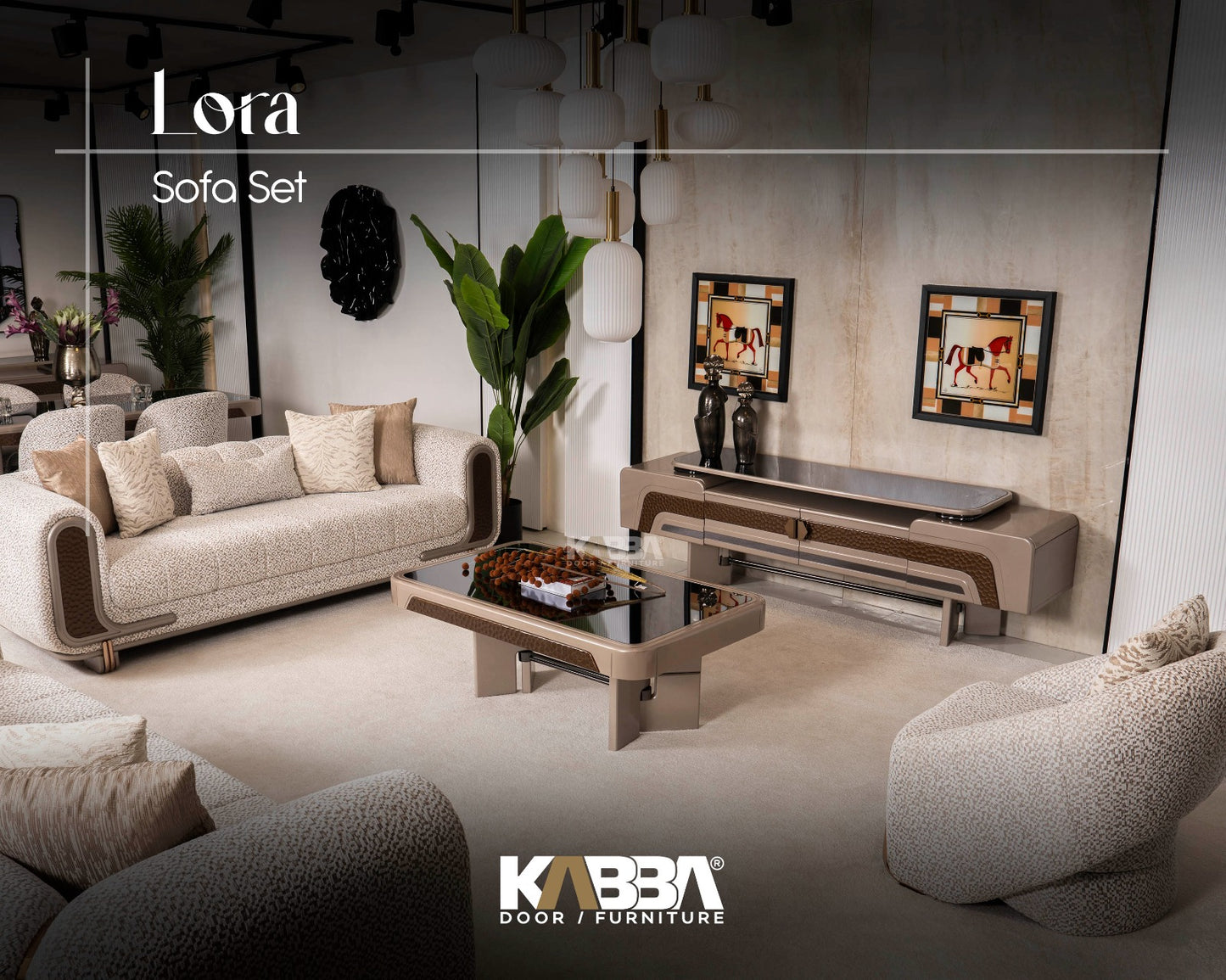Lora Sofa Set – Luxury Living Room Furniture | Kabba (Copy)