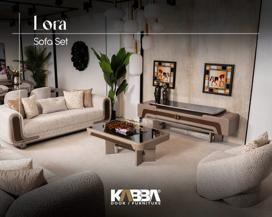 Lora Sofa Set – Luxury Living Room Furniture | Kabba