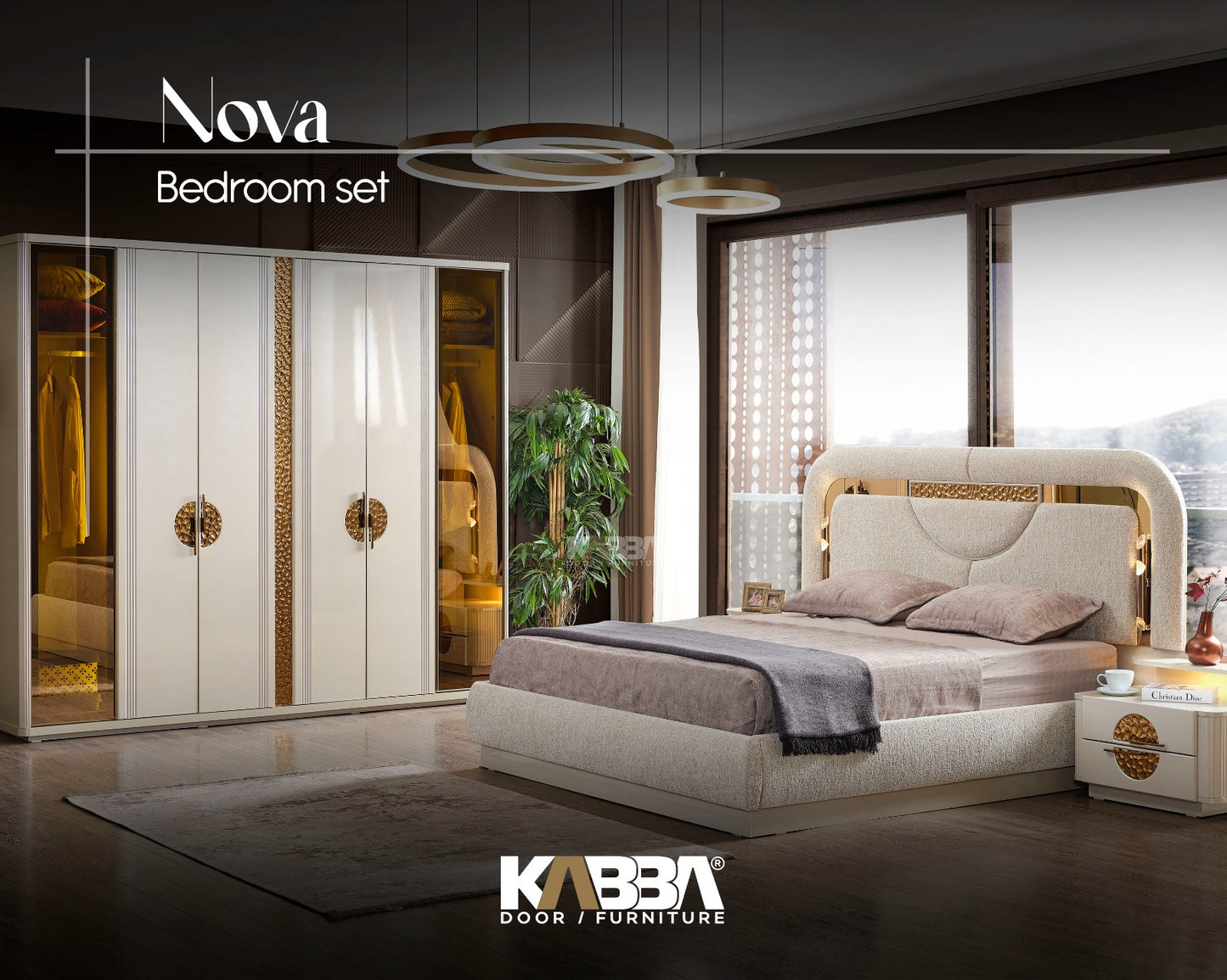 Nova Bedroom Set – Luxury Living Room Furniture | Kabba