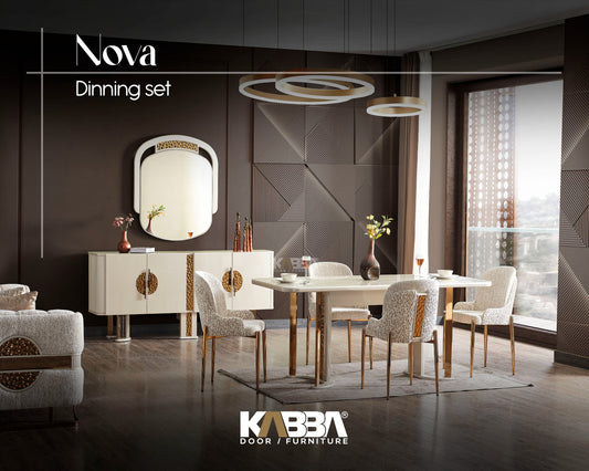 Nova Dining Set – Luxury Living Room Furniture | Kabba