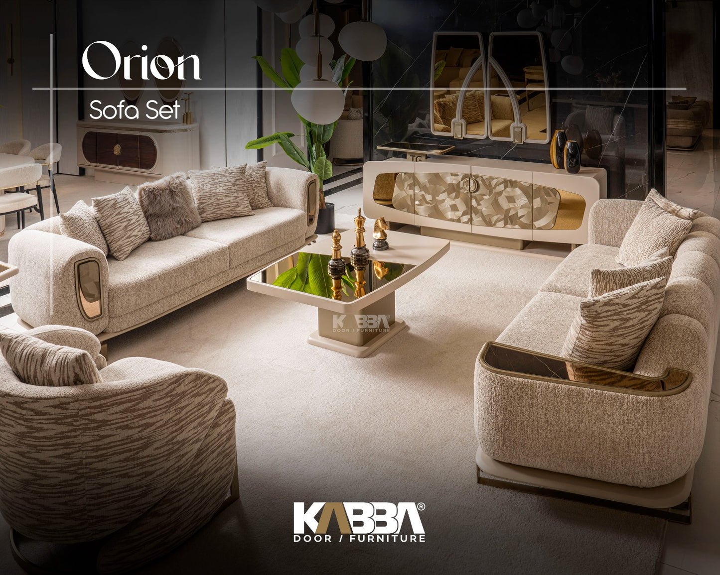 Orion Sofa Set – Luxury Living Room Furniture | Kabba